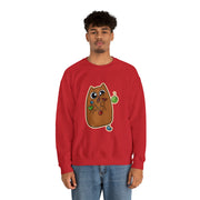 Christmas cat Unisex Heavy Blend™ Crewneck Sweatshirt