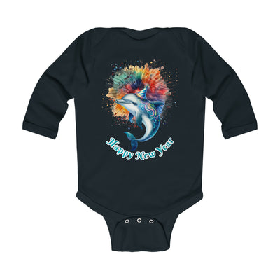 New Year Infant Long Sleeve Bodysuit