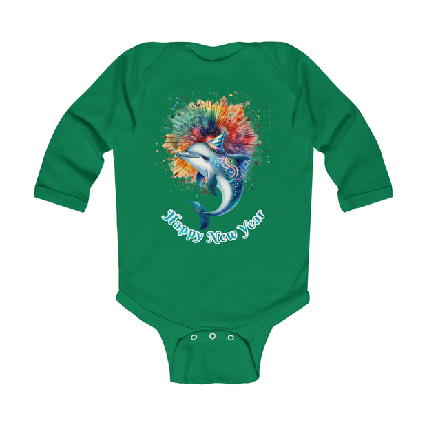 New Year Infant Long Sleeve Bodysuit