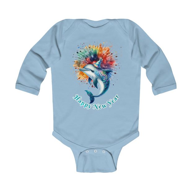 New Year Infant Long Sleeve Bodysuit