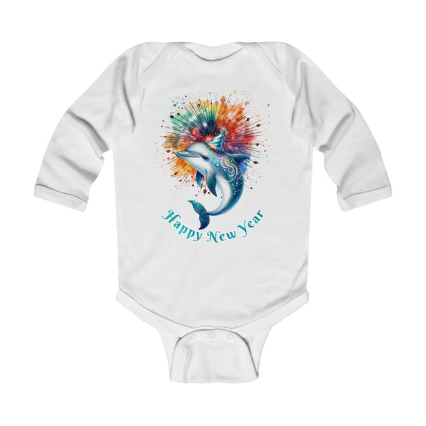New Year Infant Long Sleeve Bodysuit