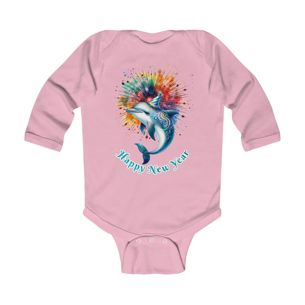 New Year Infant Long Sleeve Bodysuit