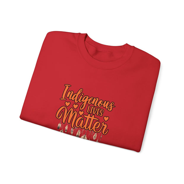 Indigenous Lives Matter Unisex Heavy Blend™ Crewneck Sweatshirt