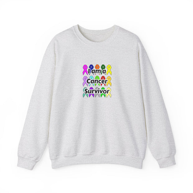 Cancer Survivor Unisex Heavy Blend™ Crewneck Sweatshirt