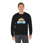 Rainbow Love Unisex Heavy Blend™ Crewneck Sweatshirt