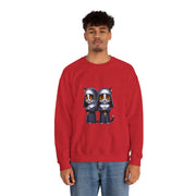 Horror Movie Cats Unisex Heavy Blend™ Crewneck Sweatshirt