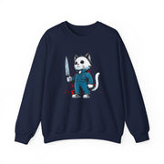Horror Movie Cats Unisex Heavy Blend™ Crewneck Sweatshirt