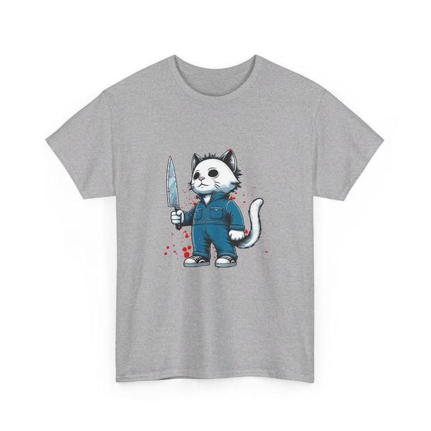 Horror Movie Cats Unisex Heavy Cotton Tee