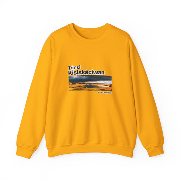 Tánsi Cree Saskatchewan Unisex Heavy Blend™ Crewneck Sweatshirt