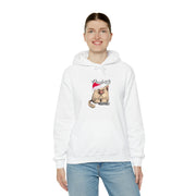 Christmas cat Unisex Heavy Blend™ Hooded Sweatshirt