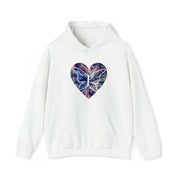 Heart Butterfly Unisex Heavy Blend™ Hooded Sweatshirt