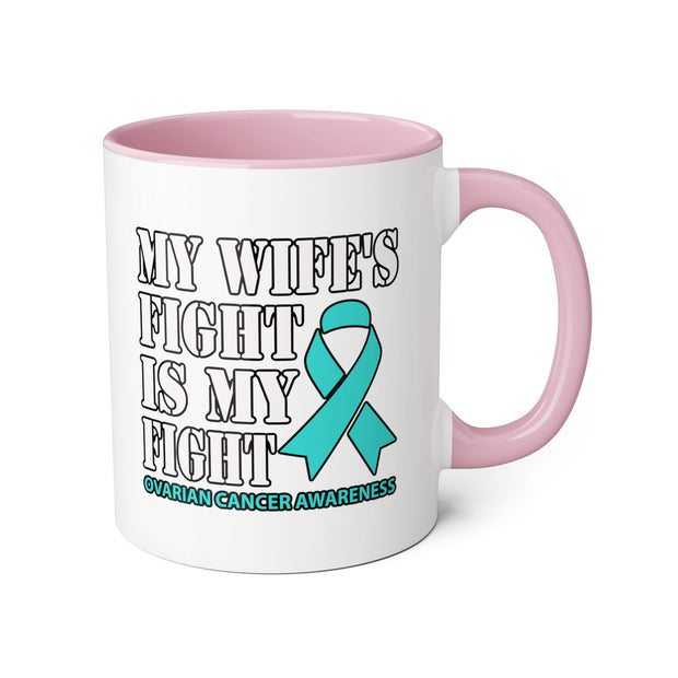 Ovarian Cancer Accent Mugs, 11oz
