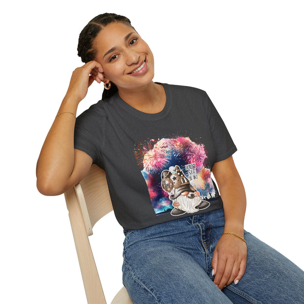 Gnome New Year Unisex Softstyle T-Shirt