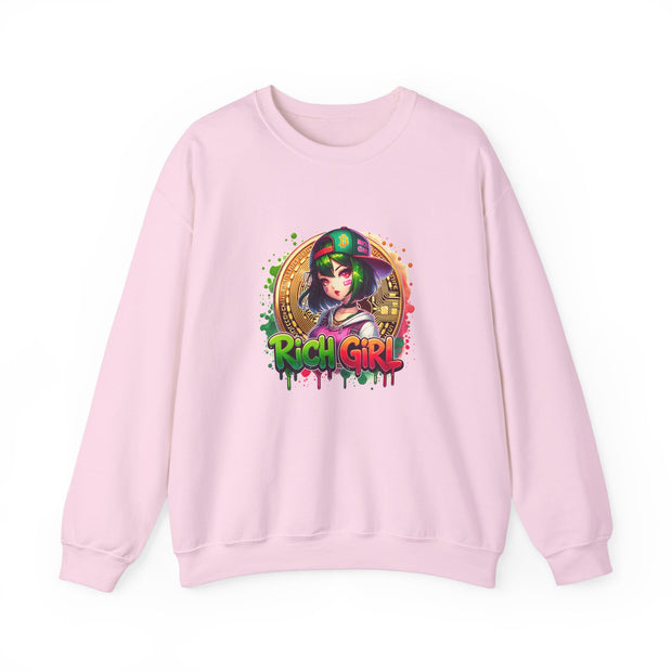 Graffiti Anime Girls Unisex Heavy Blend™ Crewneck Sweatshirt