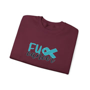 Fuck Cancer Unisex Heavy Blend™ Crewneck Sweatshirt
