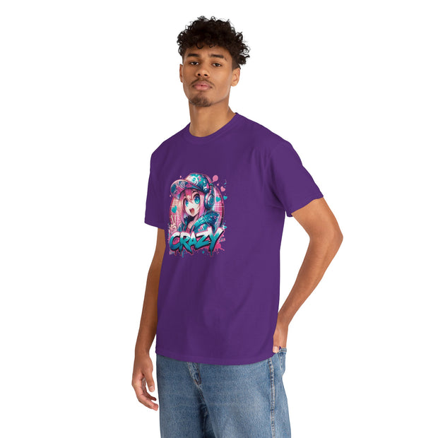 Graffiti Anime Girls Unisex Heavy Cotton Tee