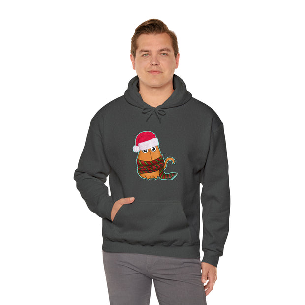Christmas cat Unisex Heavy Blend™ Hooded Sweatshirt