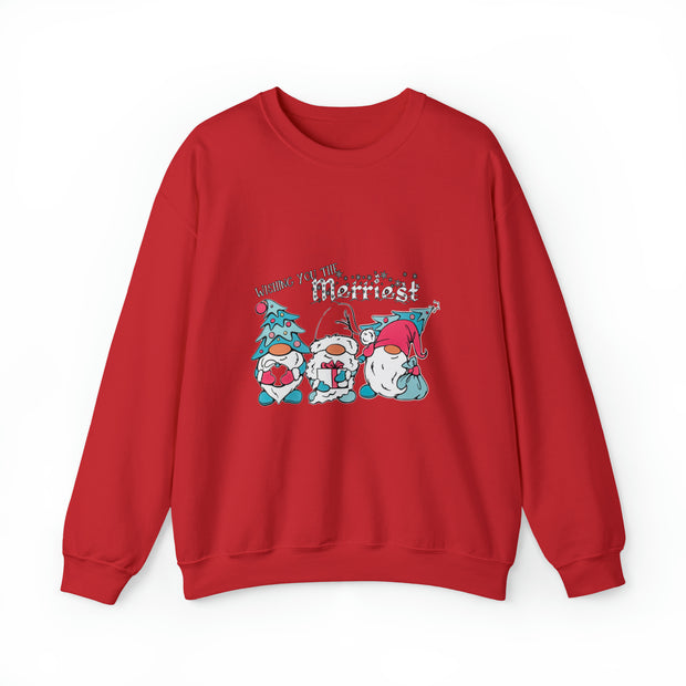 Gnome Christmas Unisex Heavy Blend™ Crewneck Sweatshirt
