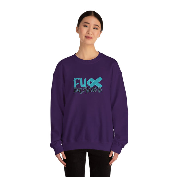 Fuck Cancer Unisex Heavy Blend™ Crewneck Sweatshirt