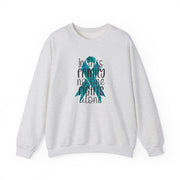 In this Family Support Unisex Heavy Blend™ Crewneck Sweatshirt