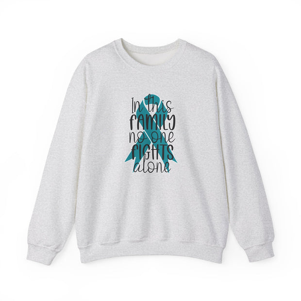 In this Family Support Unisex Heavy Blend™ Crewneck Sweatshirt