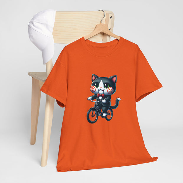 Horror Movie Cats Unisex Heavy Cotton Tee