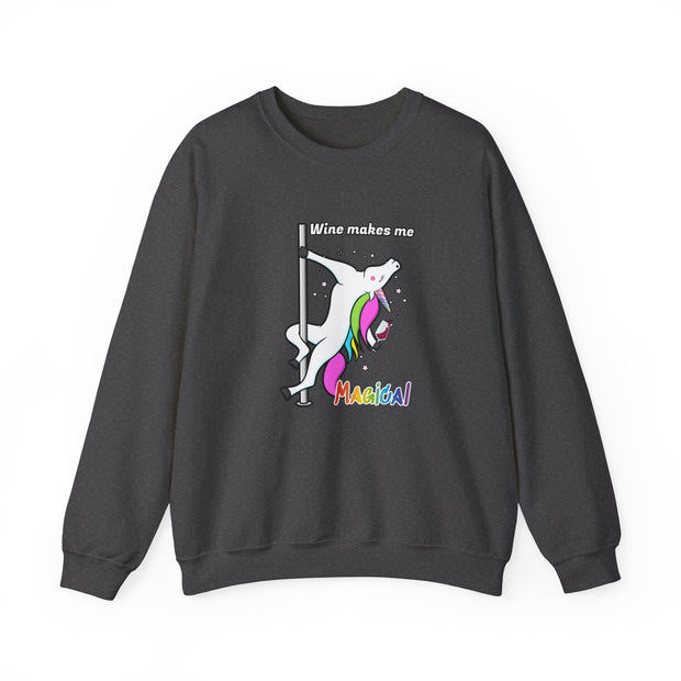 Unicorn Wine Unisex Heavy Blend™ Crewneck Sweatshirt