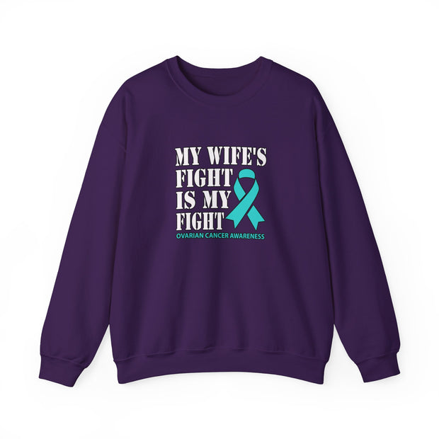 My Wife’s Fight Unisex Heavy Blend™ Crewneck Sweatshirt
