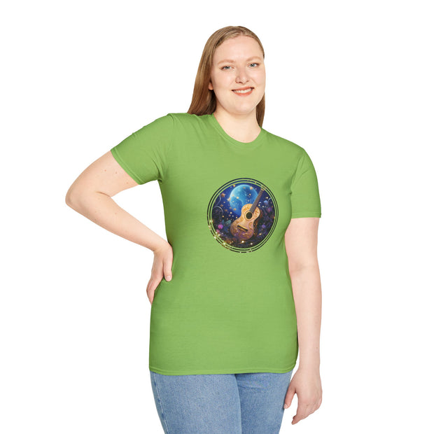 Moonlight Guitar Unisex Softstyle T-Shirt
