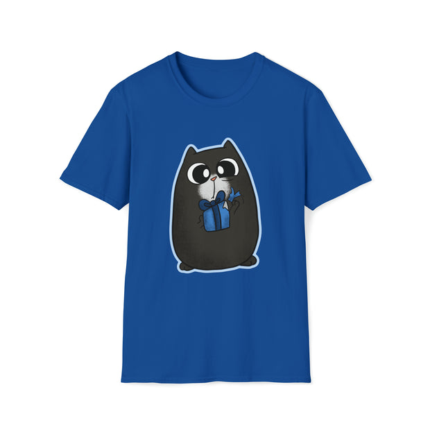 Christmas cat Unisex Softstyle T-Shirt