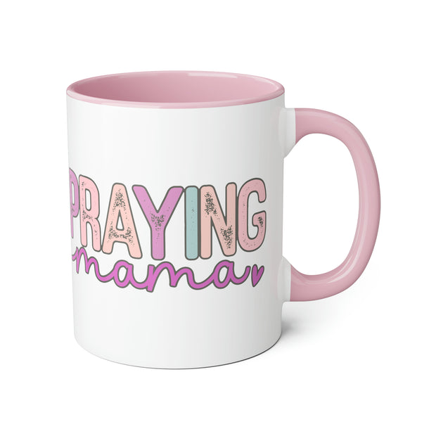 Praying Mama Accent Mugs, 11oz