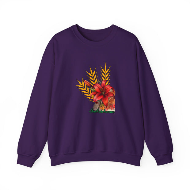 Saskatchewan Lily Unisex Heavy Blend™ Crewneck Sweatshirt