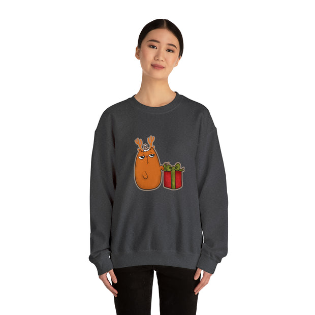 Christmas cat Unisex Heavy Blend™ Crewneck Sweatshirt