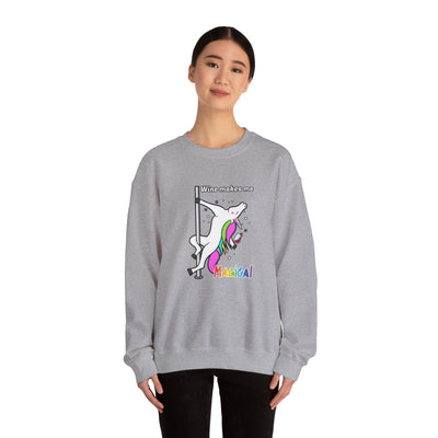 Unicorn Wine Unisex Heavy Blend™ Crewneck Sweatshirt