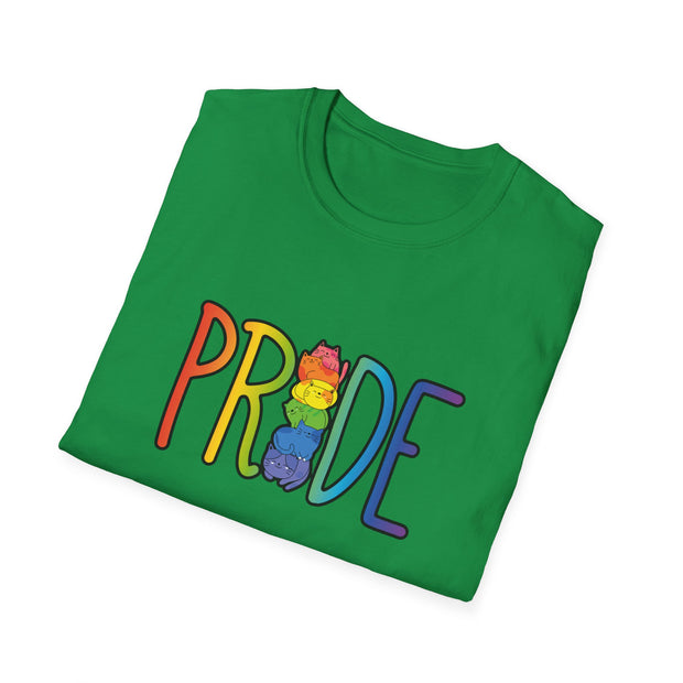 Cat Pride Tower Unisex Softstyle T-Shirt