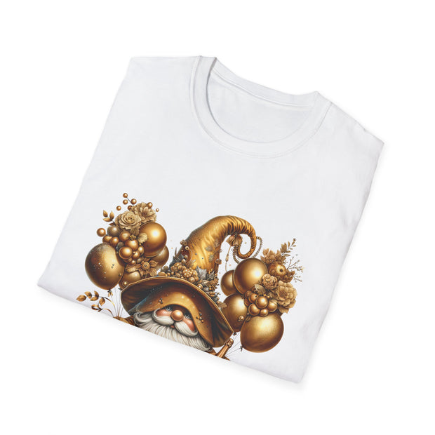 New Year Gnome Unisex Softstyle T-Shirt