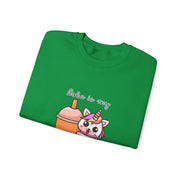 Unicorn Boba Unisex Heavy Blend™ Crewneck Sweatshirt