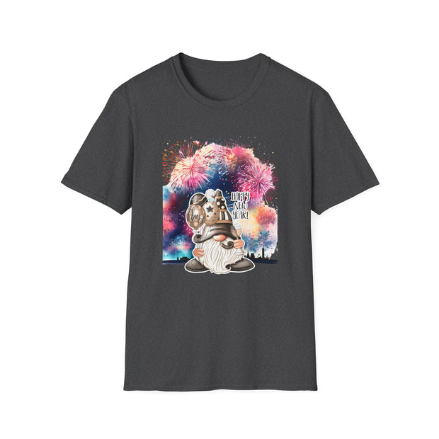 Gnome New Year Unisex Softstyle T-Shirt