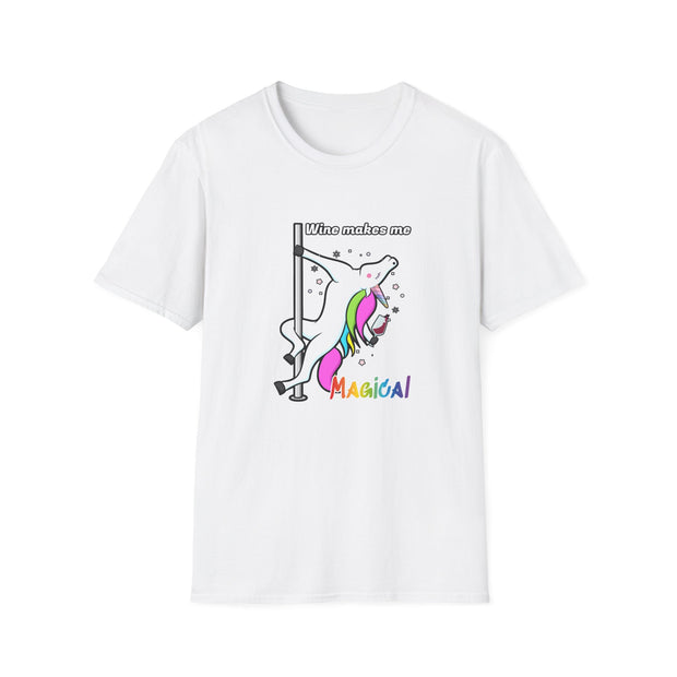 Unicorn Wine Unisex Softstyle T-Shirt