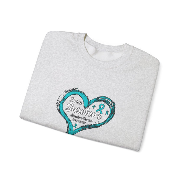 I am a Survivor Unisex Heavy Blend™ Crewneck Sweatshirt