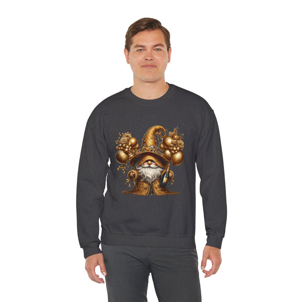 New Year Gnome Unisex Heavy Blend™ Crewneck Sweatshirt