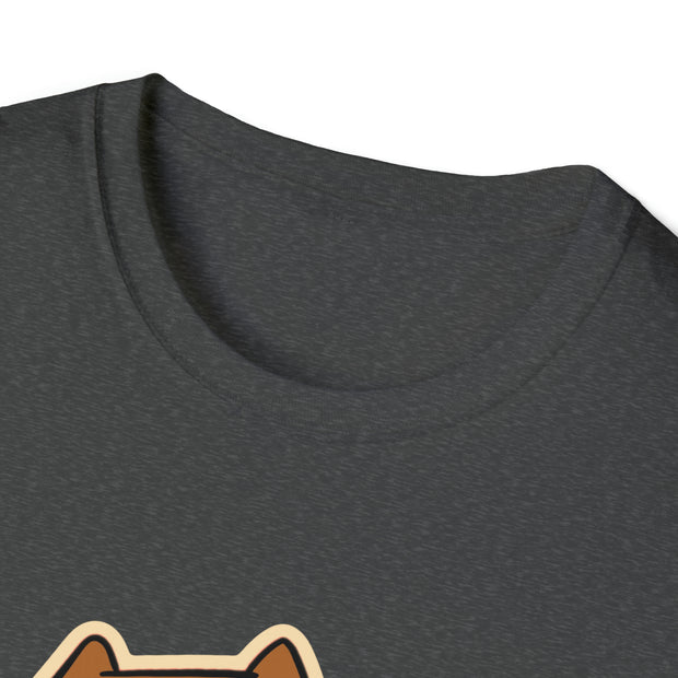 Christmas cat Unisex Softstyle T-Shirt