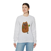 Christmas cat Unisex Heavy Blend™ Crewneck Sweatshirt