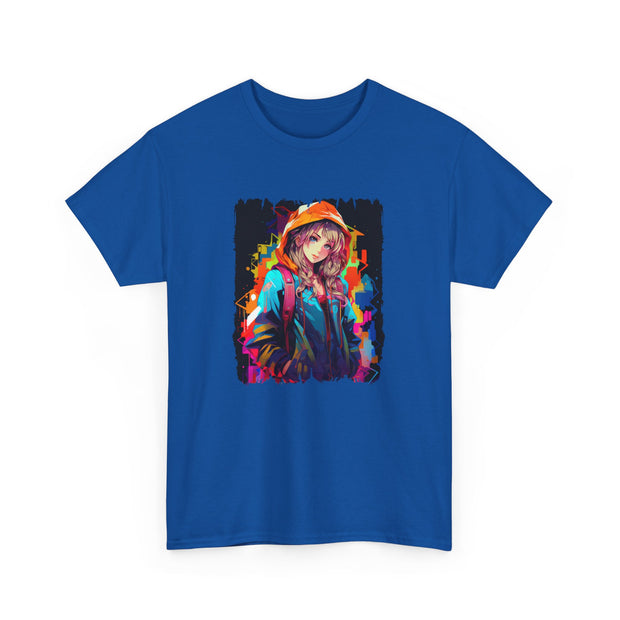 Graffiti Anime Girls Unisex Heavy Cotton Tee