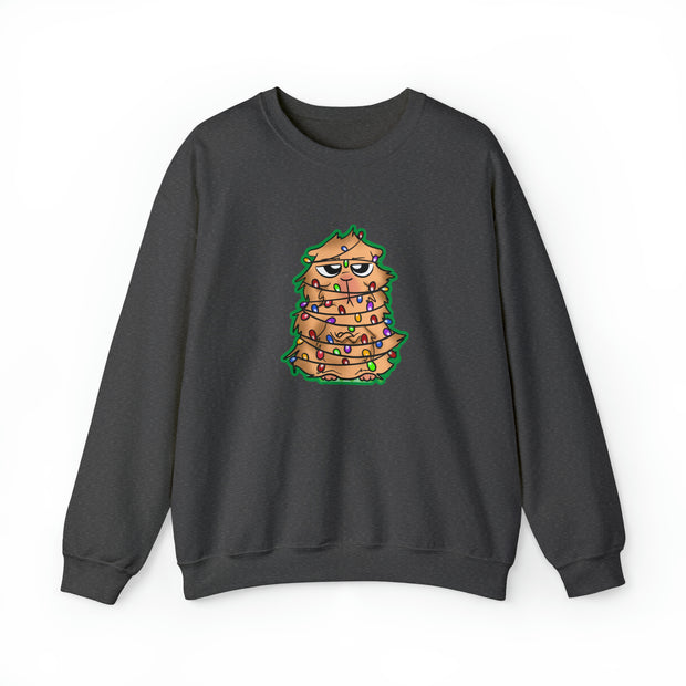 Christmas cat Unisex Heavy Blend™ Crewneck Sweatshirt