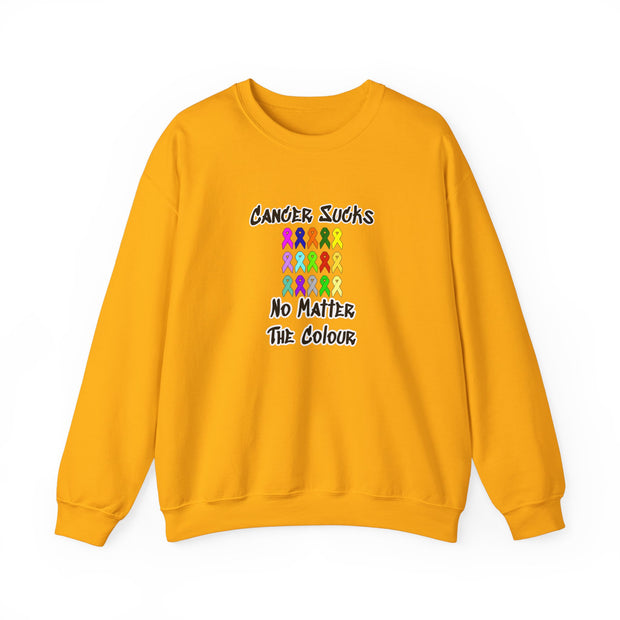 Cancer Sucks Unisex Heavy Blend™ Crewneck Sweatshirt