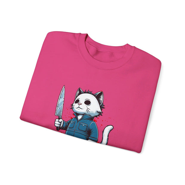 Horror Movie Cats Unisex Heavy Blend™ Crewneck Sweatshirt