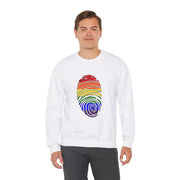 Pride Fingerprint Unisex Heavy Blend™ Crewneck Sweatshirt