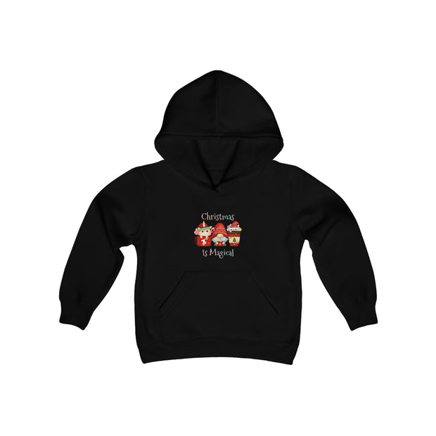 Christmas Gnome Youth Heavy Blend Hooded Sweatshirt