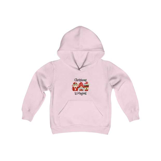 Christmas Gnome Youth Heavy Blend Hooded Sweatshirt
